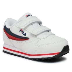 Τοπ 10 🔥 Fila Αγόρι Αθλητικά Orbit Velcro Infants 1011080.98F Λευκό 🎁