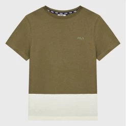 Προώθηση 👍 Fila T-shirts T-Shirt Bremervorde FAT0125 Πράσινο Regular Fit 🛒