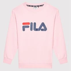 Εξοδος 🎉 Fila Μπλούζες Μπλούζα Tim Logo 688022 Ροζ Regular Fit ✨