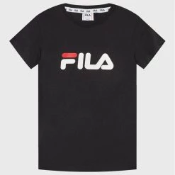 Συμφωνίες 👍 Fila T-shirts T-Shirt Solberg Classic Logo FAT0109 Μαύρο Regular Fit 🔥