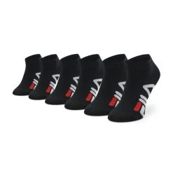 Πολύ καλή προσφορά 🌟 Fila Ψηλές Κάλτσες Σετ ψηλές κάλτσες παιδικές 3 τεμαχίων Calza Invisibile F8199/3 Μαύρο 🔔