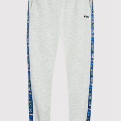 Νέος 😀 Fila Παντελόνια Φόρμας Παντελόνι φόρμας Lebusa FAK0043 Γκρι Regular Fit 💯