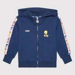 Κουπόνι 🛒 Fila Μπλούζες Φόρμας Μπλούζα Laar FAK0026 Σκούρο μπλε Regular Fit 🌟