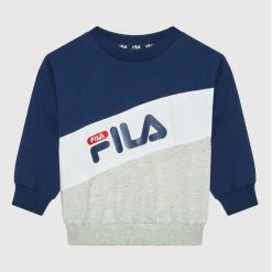 Ολοκαίνουργιο 🤩 Fila Μπλούζες Φόρμας Μπλούζα Canciatti FAK0062 Σκούρο μπλε Regular Fit 😀