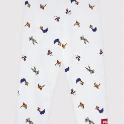 Νέος 😉 Fila Κολάν Lam AOP FAK0028 Λευκό Slim Fit 🎉