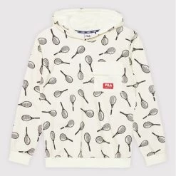 Εξοδος ⭐ Fila Μπλούζες Φόρμας Μπλούζα Train FAT0032 Μπεζ Regular Fit 🎉