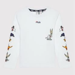 Τοπ 10 🔥 Fila Μπλουζάκια Μπλουζάκι Lauscha FAK0017 Λευκό Regular Fit 😍