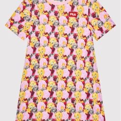 ΧΟΝΔΡΙΚΟ ΕΜΠΟΡΙΟ 😍 Fila Φορέματα Φόρεμα καθημερινό Langeoog AOP FAK0034 Ροζ Regular Fit ⌛