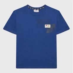 Νέος ✨ Fila T-shirts T-Shirt Triest FAT0147 Μπλε Regular Fit 🌟