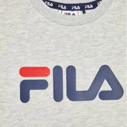 Αγορά 👏 Fila Μπλούζες Φόρμας Μπλούζα Sveg Logo Crew FAK0199 Γκρι Regular Fit 🔔 -Fila πωλήσεων unnamed file 189