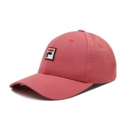 Ολοκαίνουργιο ✔️ Fila Σκούφοι & Καπέλα Καπέλο Jockey Dad Cap With F-Box 686099 Ροζ ✔️