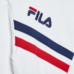 Καλύτερη πώληση 🛒 Fila Μπλούζες Φόρμας Μπλούζα Zator Crew FAK0083 Λευκό Regular Fit ❤️ -Fila πωλήσεων unnamed file 317
