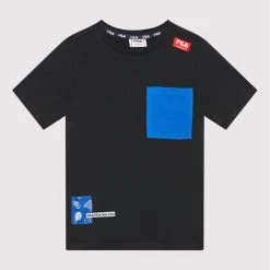 Τοπ 10 🎁 Fila T-shirts T-Shirt Treffurt FAT0037 Μαύρο Regular Fit 👍