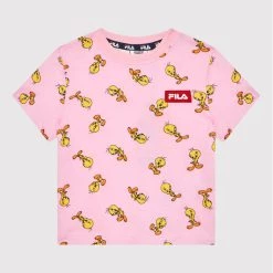 Φτηνός 😍 Fila T-shirts T-Shirt Laage FAK0021 Ροζ Regular Fit 🛒