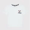 Flash Sale 🧨 Fila T-shirts T-Shirt Cahors FAK0050 Λευκό Regular Fit 🎉