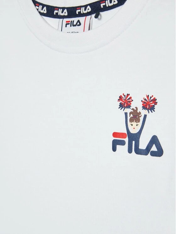 Flash Sale 🧨 Fila T-shirts T-Shirt Cahors FAK0050 Λευκό Regular Fit 🎉 3 Flash Sale 🧨 Fila T-shirts T-Shirt Cahors FAK0050 Λευκό Regular Fit 🎉 - Image 3