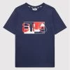 Νέος ✔️ Fila T-shirts T-Shirt Berkeley FAT0103 Σκούρο μπλε Regular Fit 😀