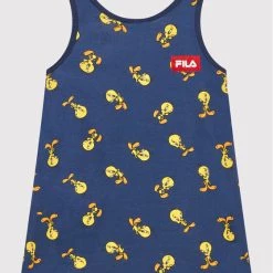 Προώθηση 💯 Fila Φορέματα Φόρεμα καθημερινό Lankau FAK0035 Σκούρο μπλε Regular Fit 🎁