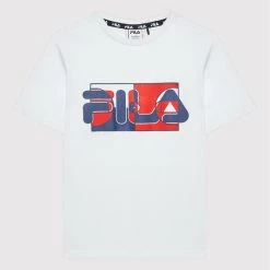 Τοπ 10 🌟 Fila T-shirts T-Shirt Berkeley FAT0103 Λευκό Regular Fit ⭐