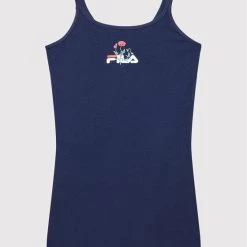 Αγορά 👍 Fila Φορέματα Φόρεμα καθημερινό Thale Spaghetti FAT0014 Σκούρο μπλε Slim Fit 🛒