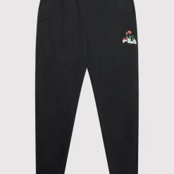 Νέος 🥰 Fila Παντελόνια Φόρμας Παντελόνι φόρμας Beelitz FAT0095 Μαύρο Regular Fit 🔥