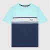 Καλύτερες κριτικές για ⭐ Fila T-shirts T-Shirt Burbank Blocked FAT0098 Σκούρο μπλε Regular Fit 😍