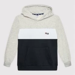 Best Pirce 🎉 Fila Μπλούζες Φόρμας Μπλούζα Bakesfield FAT0106 Γκρι Regular Fit 🔔