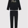 Συμφωνίες ⌛ Fila Πιτζάμες Φόρμα FPW1407 Μαύρο Regular Fit 😉