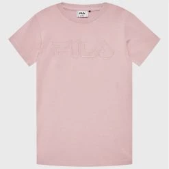 ΧΟΝΔΡΙΚΟ ΕΜΠΟΡΙΟ 👏 Fila T-shirts T-Shirt Buek FAT0201 Ροζ Regular Fit 👍