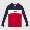 Τοπ 10 ❤️ Fila Μπλούζες Φόρμας Μπλούζα 688758 Έγχρωμο Regular Fit 🎁