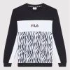 Flash Sale 💯 Fila Μπλούζες Φόρμας Μπλούζα Katy Blocked 689135 Μαύρο Regular Fit 🔥