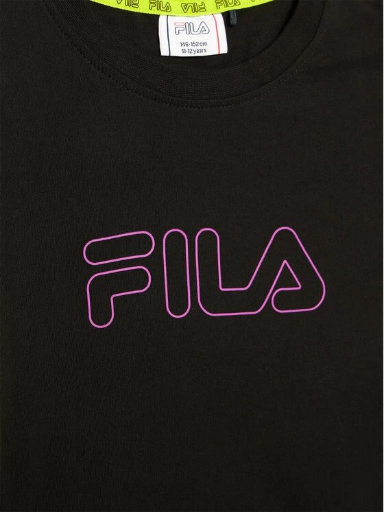 Τοπ 10 ✔️ Fila T-shirts T-Shirt Samara Blocked 683419 Μαύρο Regular Fit ❤️ 3 Τοπ 10 ✔️ Fila T-shirts T-Shirt Samara Blocked 683419 Μαύρο Regular Fit ❤️ - Image 3