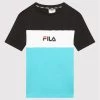 Ολοκαίνουργιο 🔥 Fila T-shirts T-Shirt Mika 688759 Μαύρο Regular Fit 😍