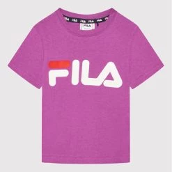 Πολύ καλή προσφορά 🎉 Fila T-shirts T-Shirt Lea 689178 Μωβ Regular Fit 😀