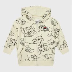Αγορά 😉 Fila Μπλούζες Φόρμας Μπλούζα Tom & Jerry FAK0170 Μπεζ Regular Fit 😀
