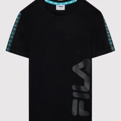 Αγορά 🤩 Fila T-shirts T-Shirt Levi 689070 Μαύρο Regular Fit 🤩