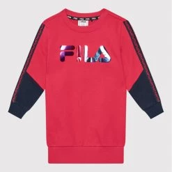 Προώθηση 🥰 Fila Φορέματα Φόρεμα καθημερινό Layla 689109 Ροζ Regular Fit 😉