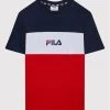 Flash Sale 🔥 Fila T-shirts T-Shirt Mika 688759 Σκούρο μπλε Regular Fit 🌟