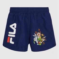 Εξοδος 😀 Fila Μαγιό για Αγόρια Σορτς κολύμβησης Lentini FAK0068 Σκούρο μπλε Regular Fit 😉