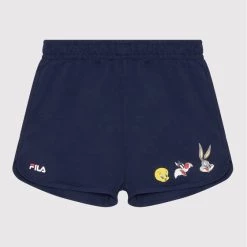 Η καλύτερη συμφωνία ✔️ Fila Αθλητικά Σορτς Αθλητικό σορτς Langenburg FAK0037 Σκούρο μπλε Regular Fit ⭐