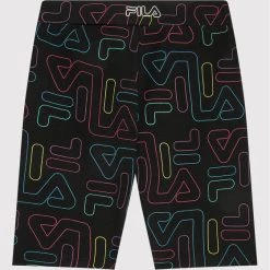 Εξοδος ⌛ Fila Αθλητικά Σορτς Αθλητικό σορτς Samira 683414 Μαύρο Slim Fit 🎉