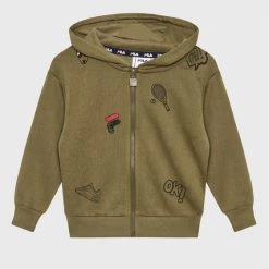 Εξοδος ✔️ Fila Μπλούζες Φόρμας Μπλούζα Bakersield 771175 Πράσινο Regular Fit 🔥