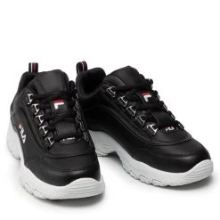 Νέος 💯 Fila Αθλητικά Strada Low Teens FFT0009.80010 Μαύρο 🔔 -Fila πωλήσεων unnamed file 743