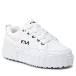 Best Pirce 😀 Fila Αθλητικά Sandblast Kids FFK0038.10004 Λευκό 💯
