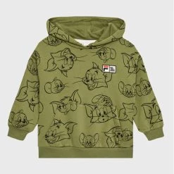 Πολύ καλή προσφορά ✔️ Fila Μπλούζες Φόρμας Μπλούζα Tulsa 771192 Πράσινο Regular Fit 🔥