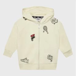 Εκπτωση 🤩 Fila Μπλούζες Φόρμας Μπλούζα Bakersield FAK0168 Μπεζ Regular Fit 🔔